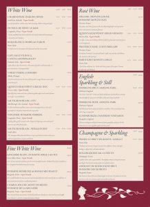 Wine List - The Queens Head Pub Sheet Petersfield Hampshire - Pubs Near Petersfield - Takeaway Pizza - Pizzas - Cask Ales & Excellent Food